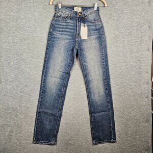 BDG Women's Cowboy Jean Blue Straight Leg Med-Wash Size 25 New